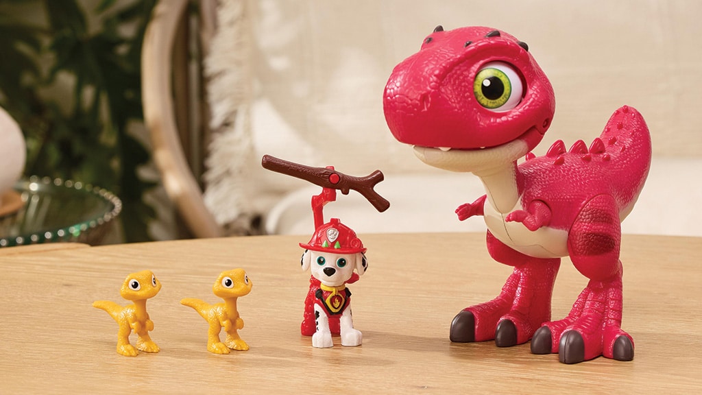 Spin Master inicia una nueva aventura con Paw Patrol: La película de los dinosaurios y sus juguetes