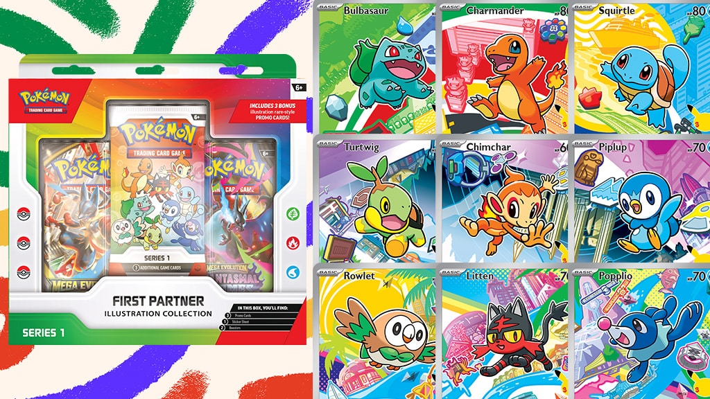 Pokémon TCG: Colección de Ilustraciones de Primer Socio — Serie 1