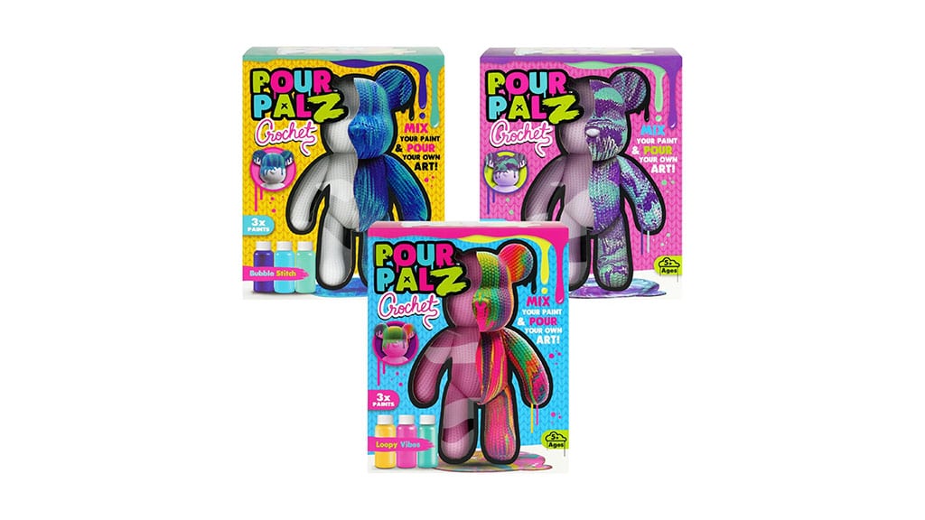 ToyMonster Pour Palz oso de peluche tejido