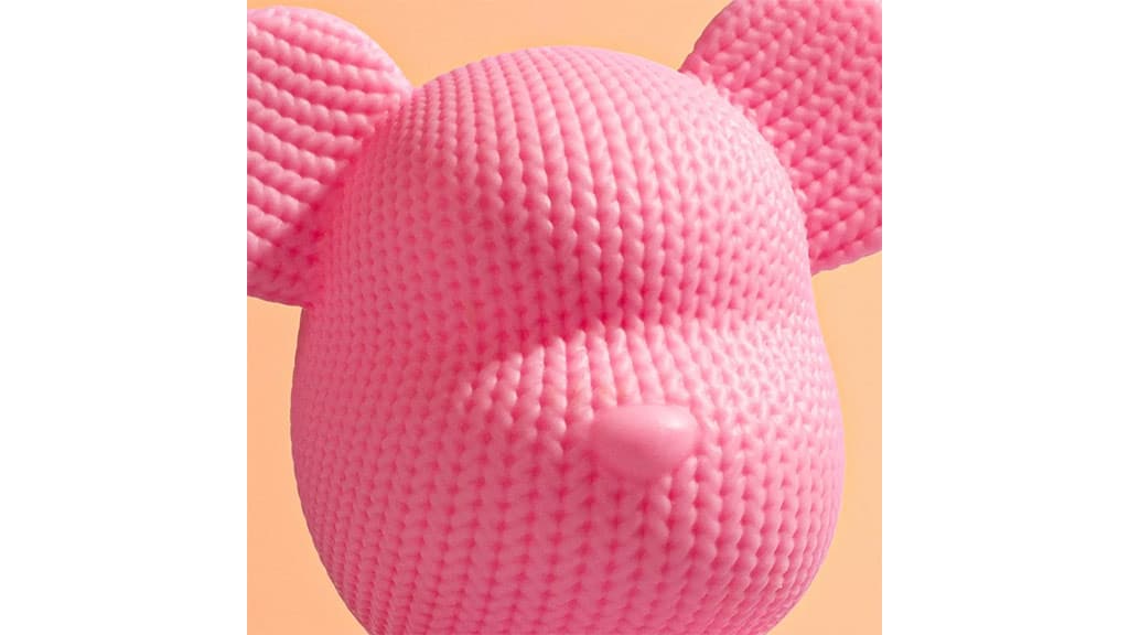 ToyMonster Pour Palz oso de peluche tejido