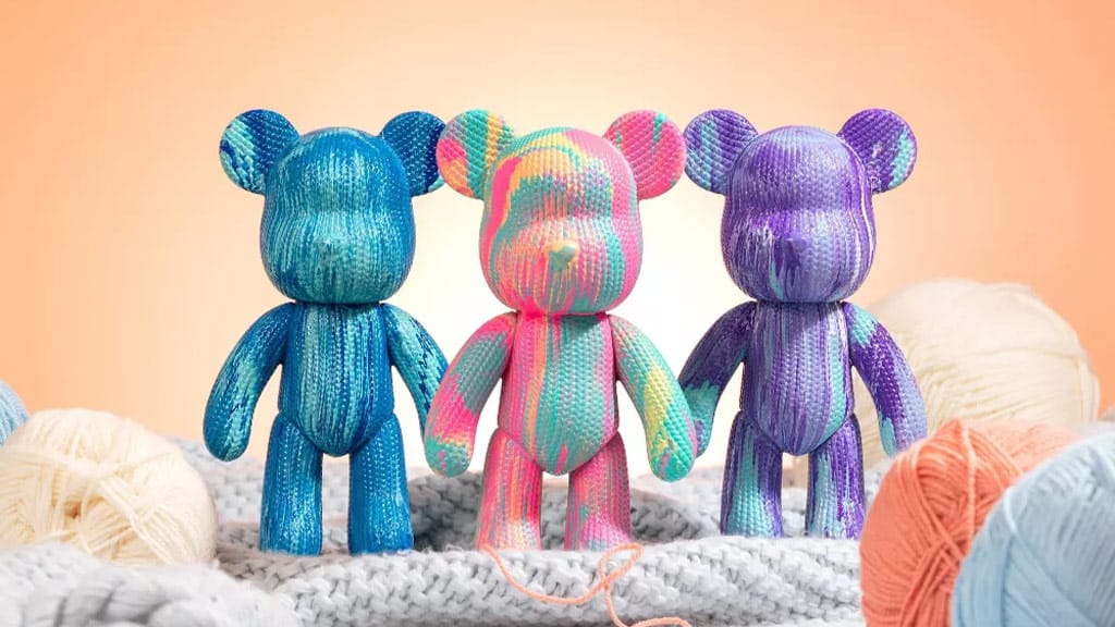 ToyMonster Pour Palz oso de peluche tejido