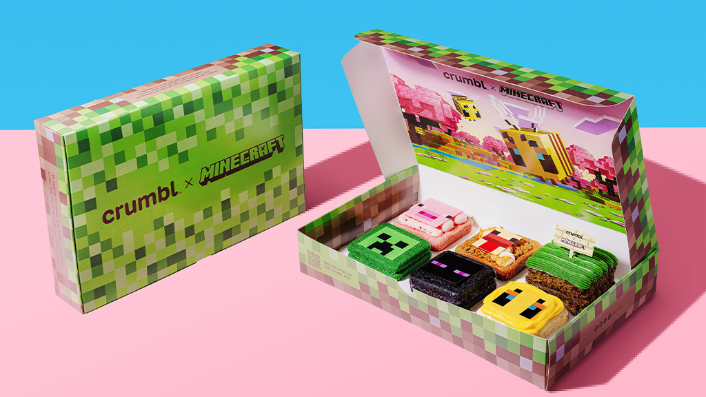 Las familias adorarán las nuevas galletas de Minecraft de Crumbl