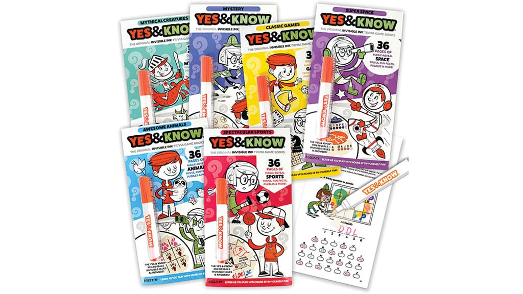 Tree Town Toys Yes & Know libros de actividades con tinta invisible