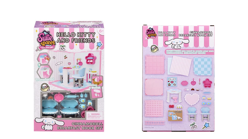 Goliath Sanrio presentó la dulce colección de accesorios de la figura de juego Hello Kitty