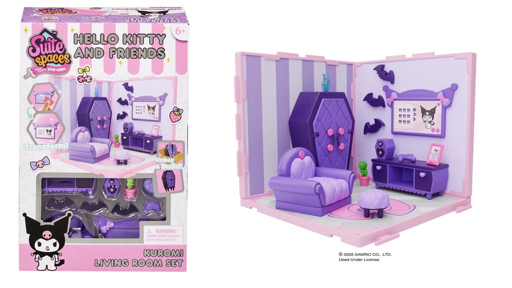 Goliath Sanrio presentó la dulce colección de accesorios de la figura de juego Hello Kitty