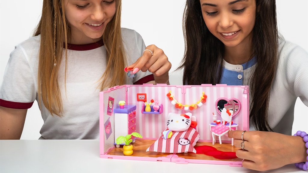 Goliath Sanrio presentó la dulce colección de accesorios de la figura de juego Hello Kitty