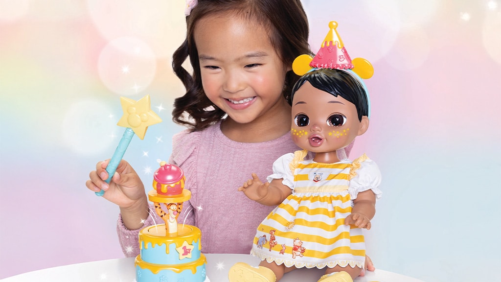 JAKKS Pacific Disney Darlings Sorpresas Mágicas de Cumpleaños Winnie the Pooh