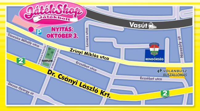 ¡ATENCIÓN! ¡Nuestra tienda en Váci se ha mudado!