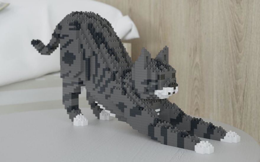 Nueva locura de mascotas: LEGO gatos en todas las cantidades.