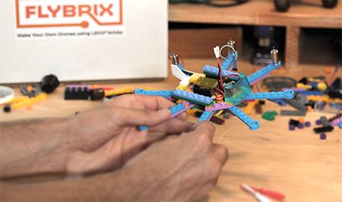 Dron Flybrix de bloques de lego