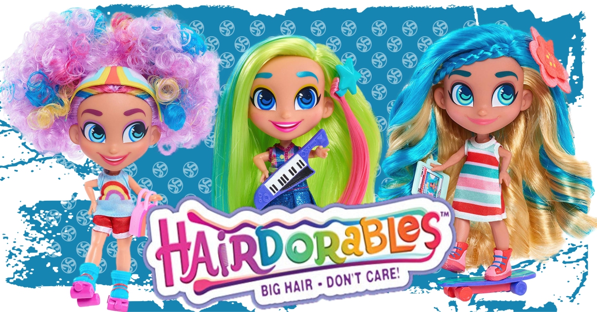 ¡La colección Hairdorables trata sobre la moda, peinados maravillosos y brillo!