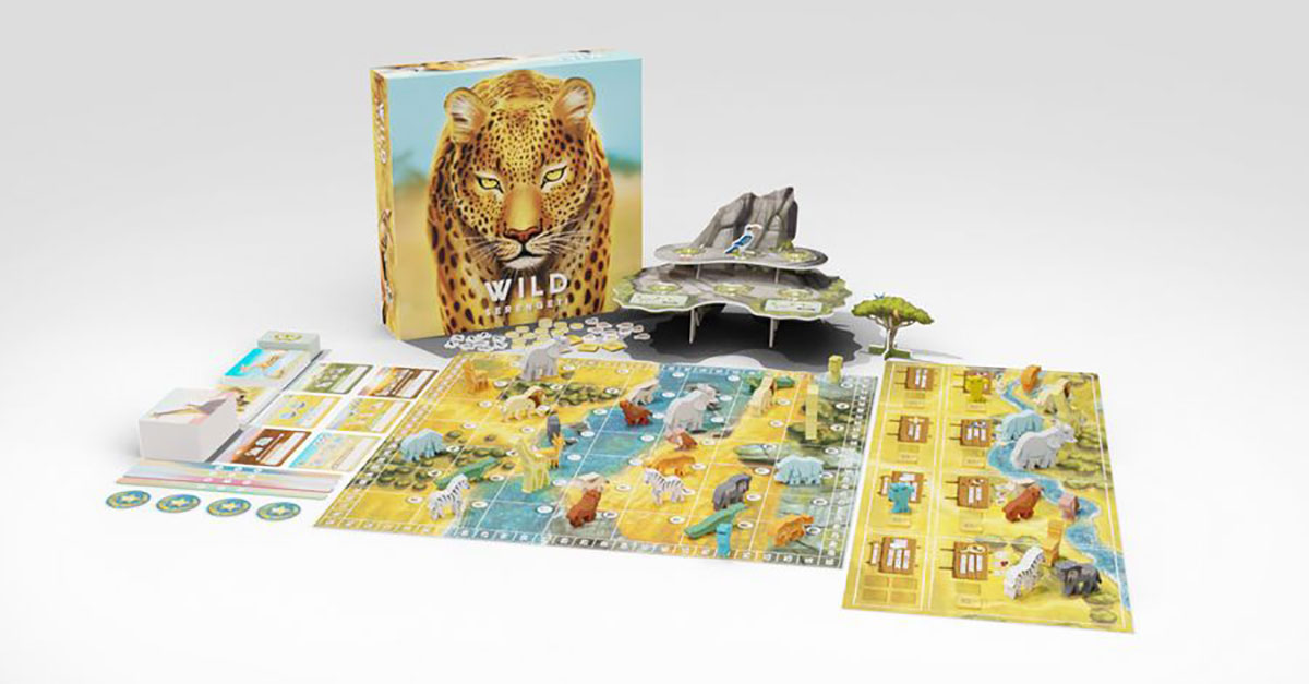Juego de mesa Serengeti por la conservación de la vida salvaje