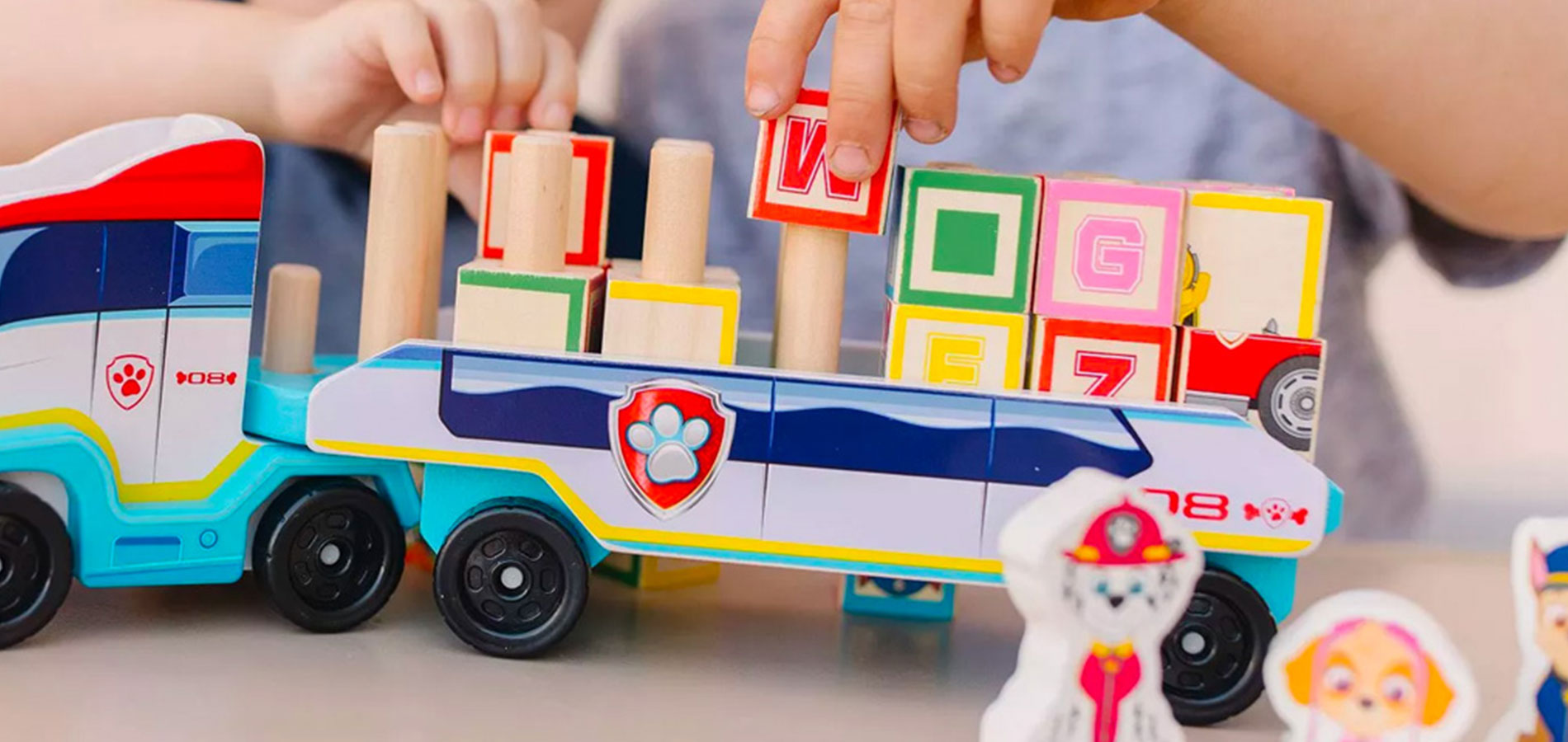 PAW Patrol ABC camión de bloques de construcción de Melissa & Doug