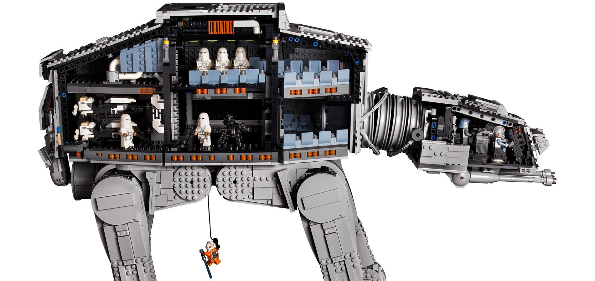 LEGO® sorprende a los fanáticos adultos con un enorme AT-AT caminante