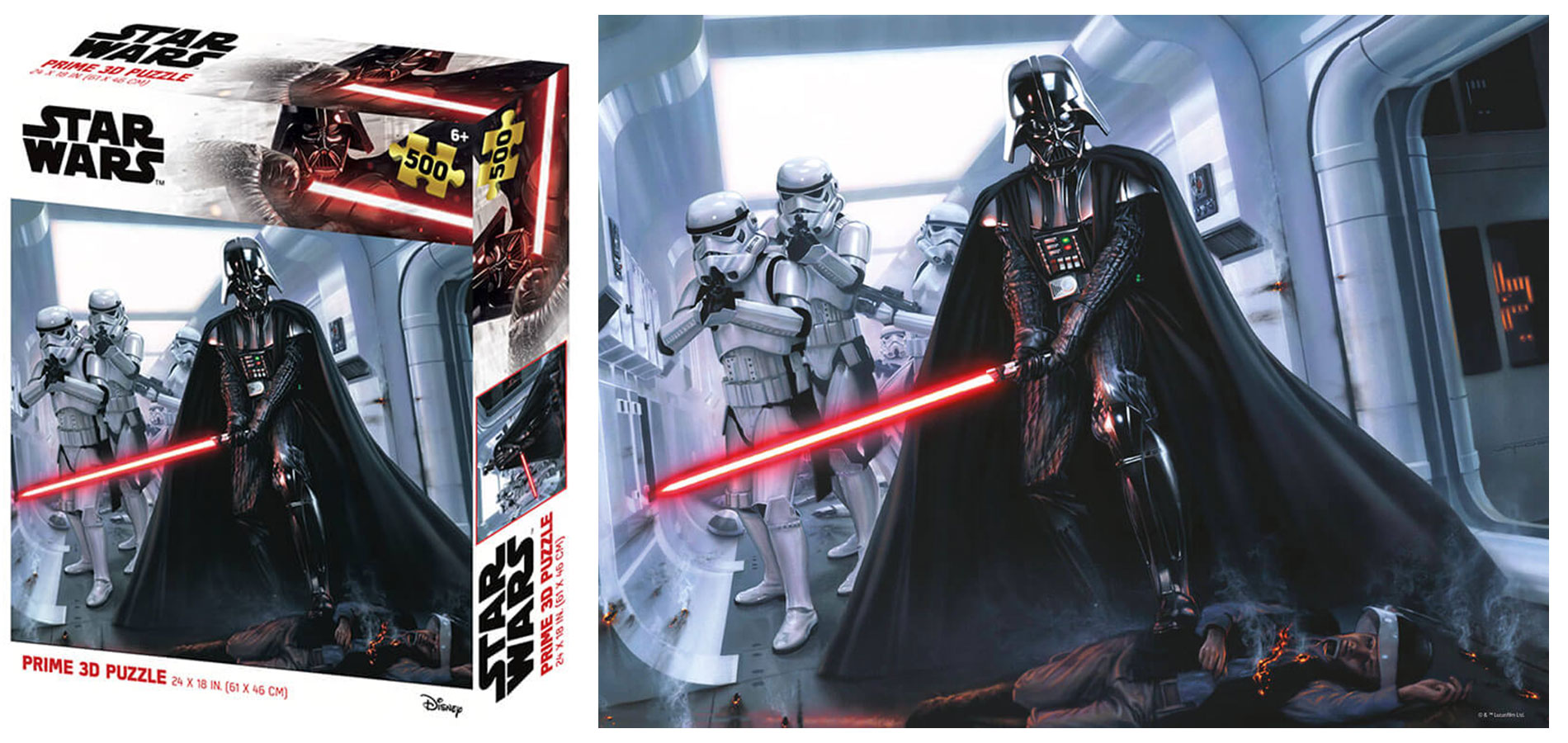 Kidicraft rompecabezas de Star Wars con vista Prime 3D