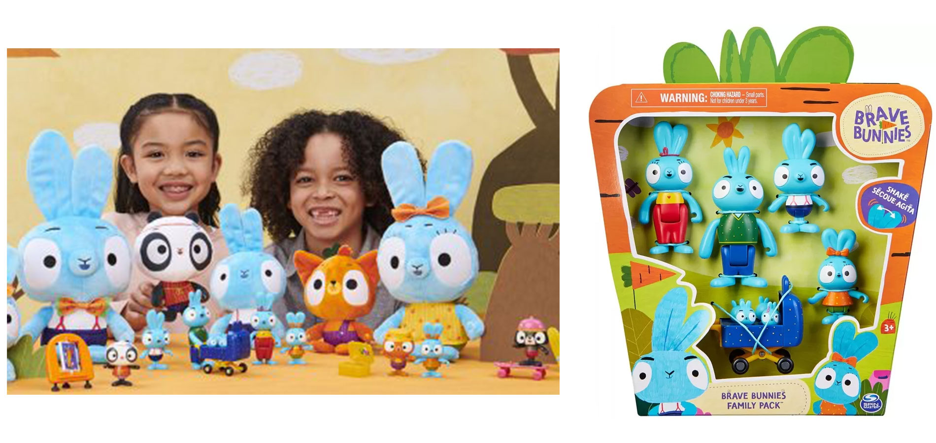 Spin Master y Glowberry presentan los juegos de Brave Bunnies