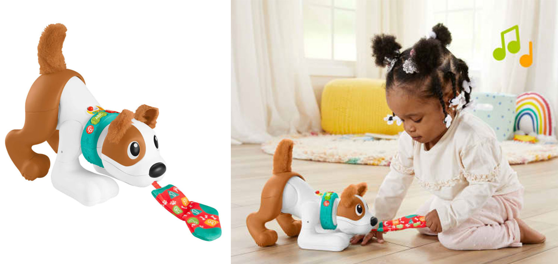 Fisher-Price presenta su nuevo juguete de perro, ¡Crawl with Me!