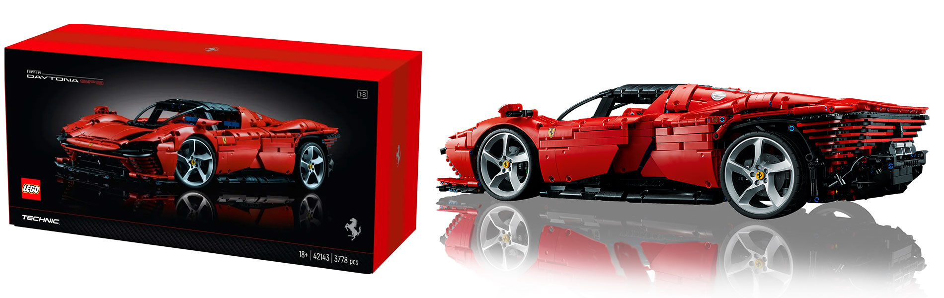 LEGO® Technic presentó su modelo Ferrari Daytona SP3
