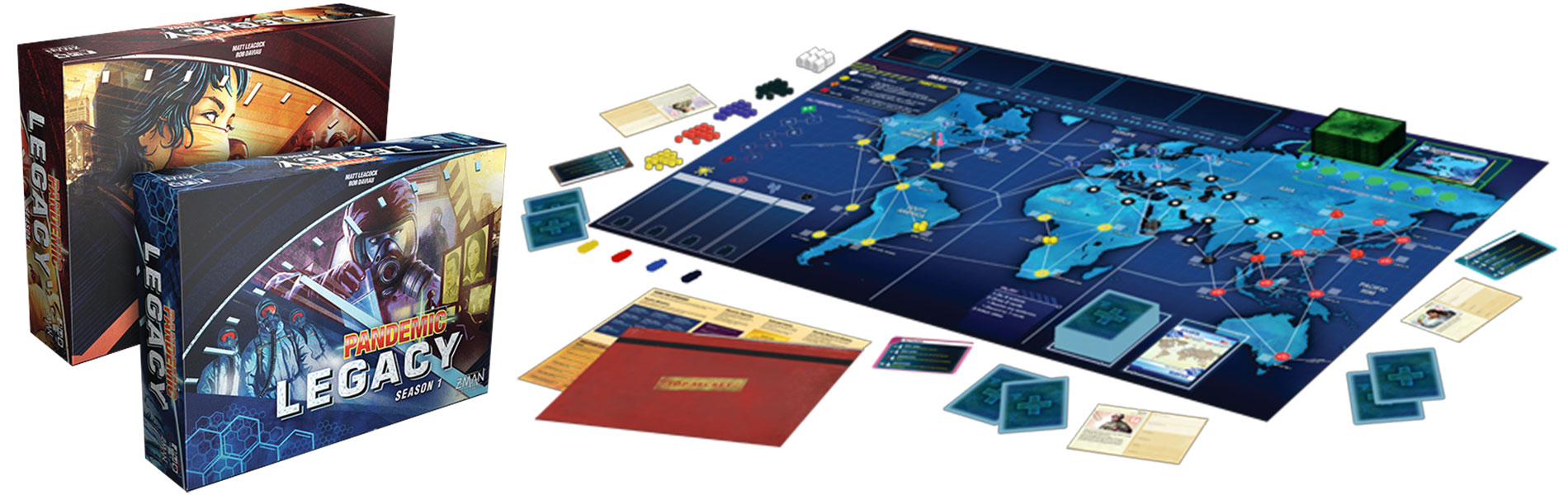 Top 10 juegos de mesa – 2. lugar Pandemic: Legacy - Temporada 1