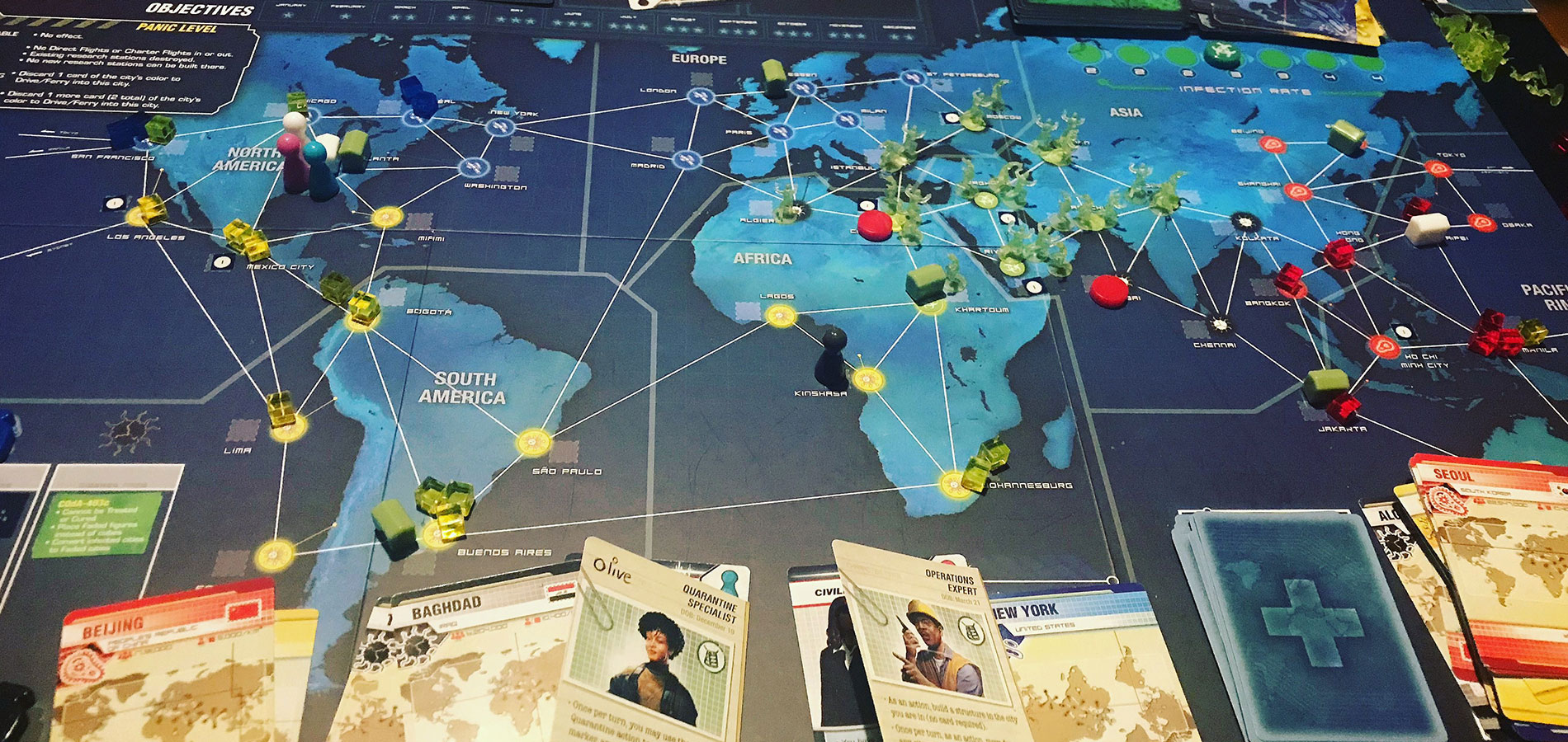 Top 10 juegos de mesa – 2. lugar Pandemic: Legacy - Temporada 1