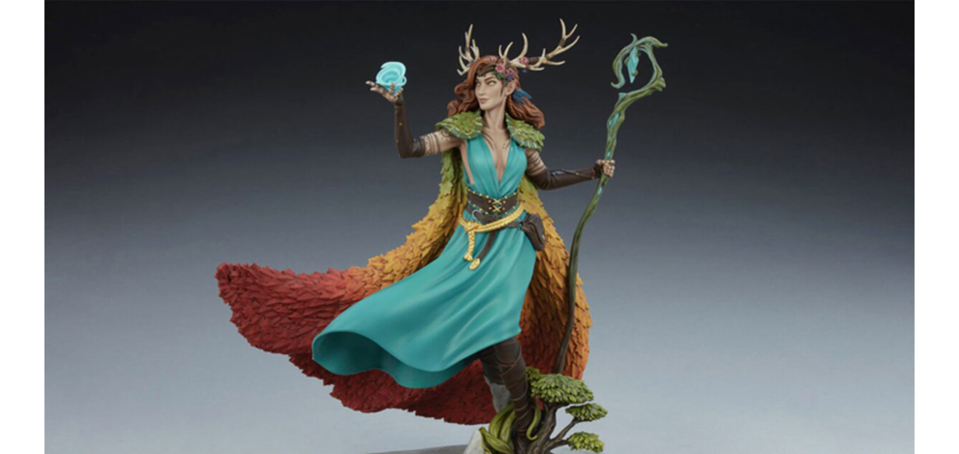 Sideshow Collectibles presentó la figura de Keyleth de la serie Vox Machina