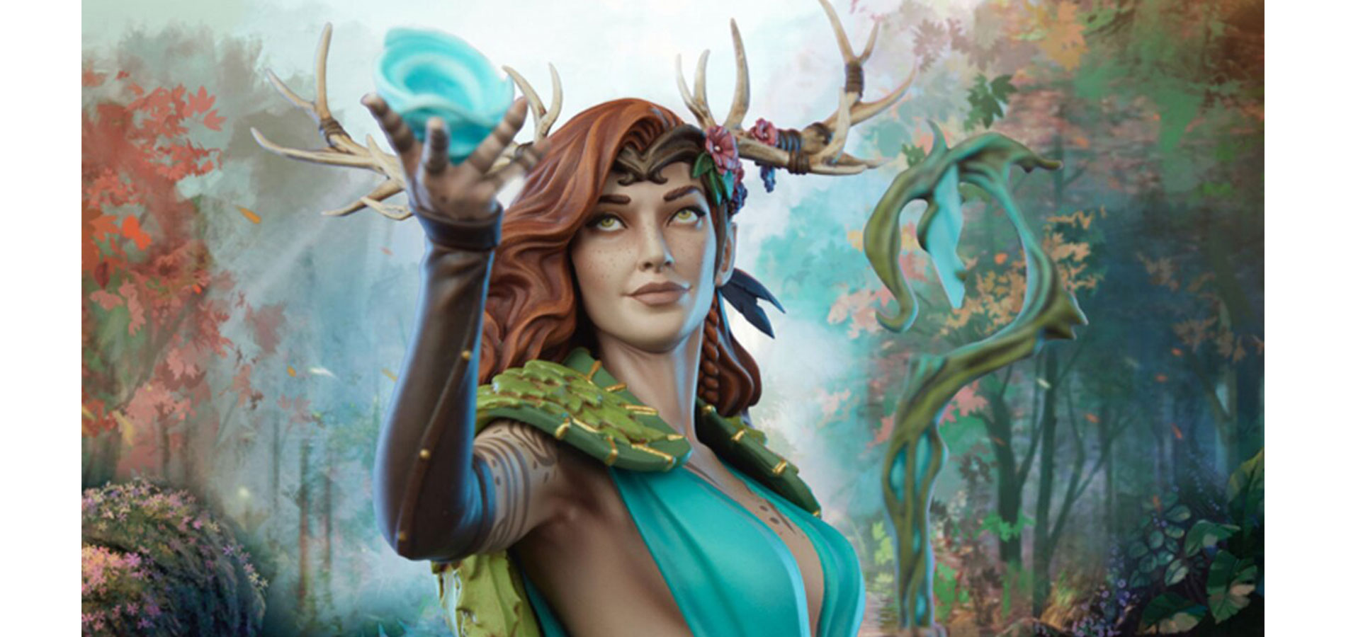 Sideshow Collectibles presentó la figura de Keyleth de la serie Vox Machina