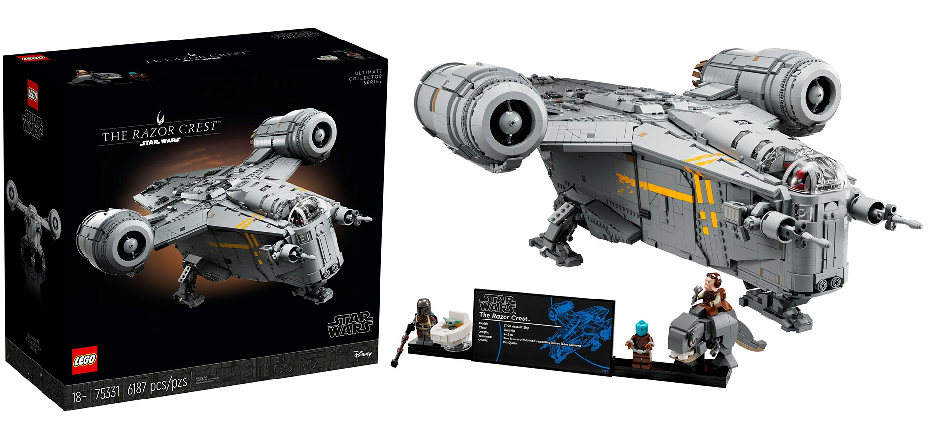 LEGO ha anunciado el nuevo set Razor Crest de The Mandalorian