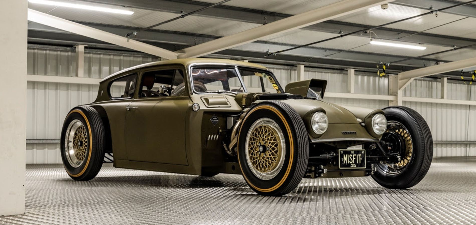 El Ford Anglia de 1963 'The Misfit' ganó el Tour de Leyendas de Hot Wheels en Gran Bretaña