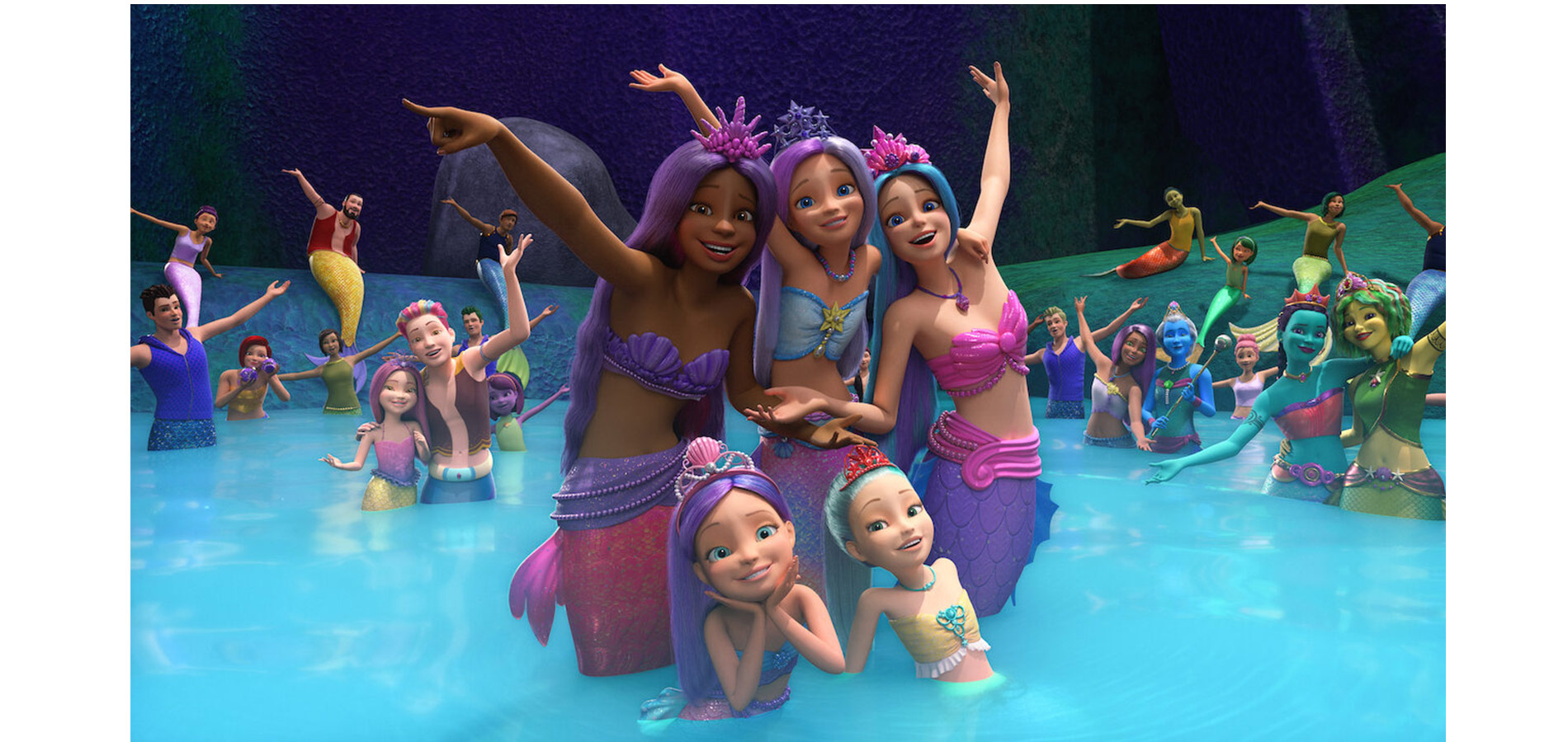 El estreno de la película de Barbie Mermaid Power en cines