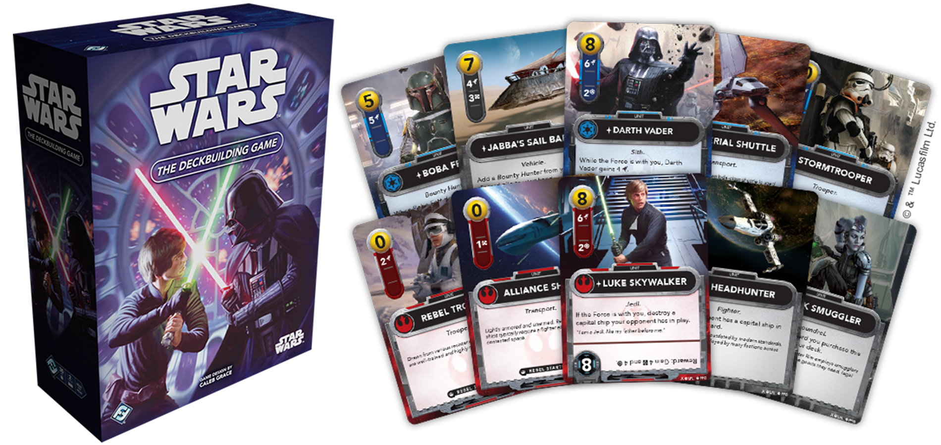 FFG anunció el juego de cartas Star Wars: The Deckbuilding Game