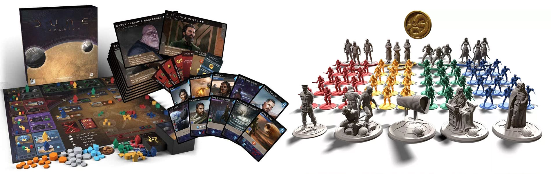 Cajas de juegos de mesa de las dunas de Arrakis