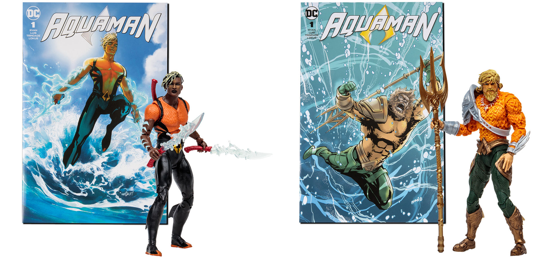 Ya disponibles en McFarlane Toys las figuras de Aquaman de 18 cm de DC Comics