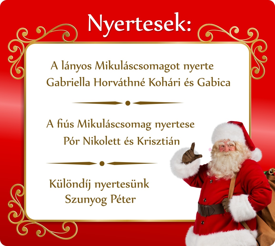 ¡Gana un paquete de Santa - Anuncio de resultados del juego de Facebook!