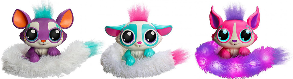 Lil' Gleemerz adorables ardillas interactivas de Mattel