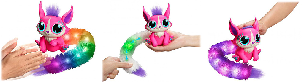 Lil' Gleemerz adorables ardillas interactivas de Mattel