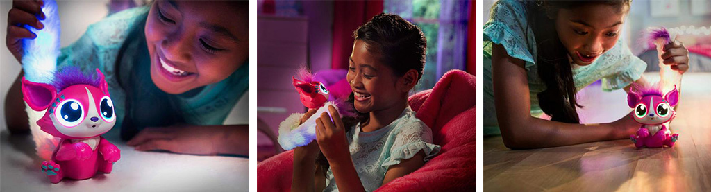 Lil' Gleemerz adorables ardillas interactivas de Mattel