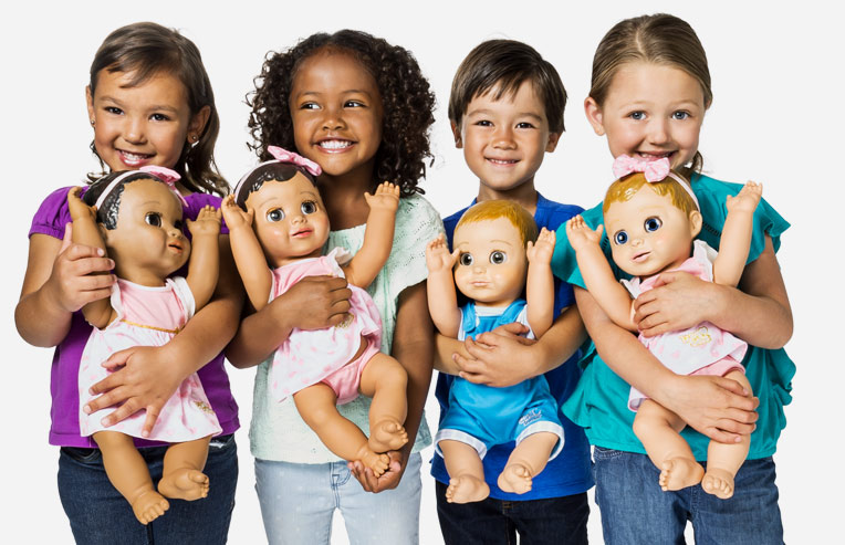 Luvabella muñecas interactivas que hablan y se mueven - Spinmaster