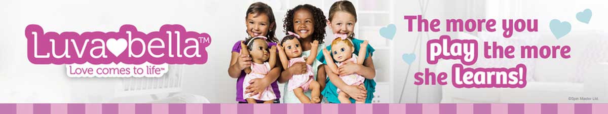 Luvabella muñecas interactivas que hablan y se mueven - Spinmaster