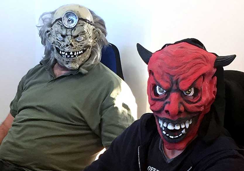 Se acerca Halloween - Pinturas faciales y máscaras