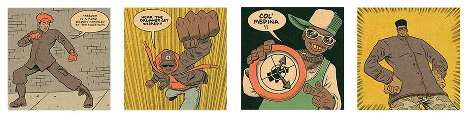 Figuras de acción de Public Enemy