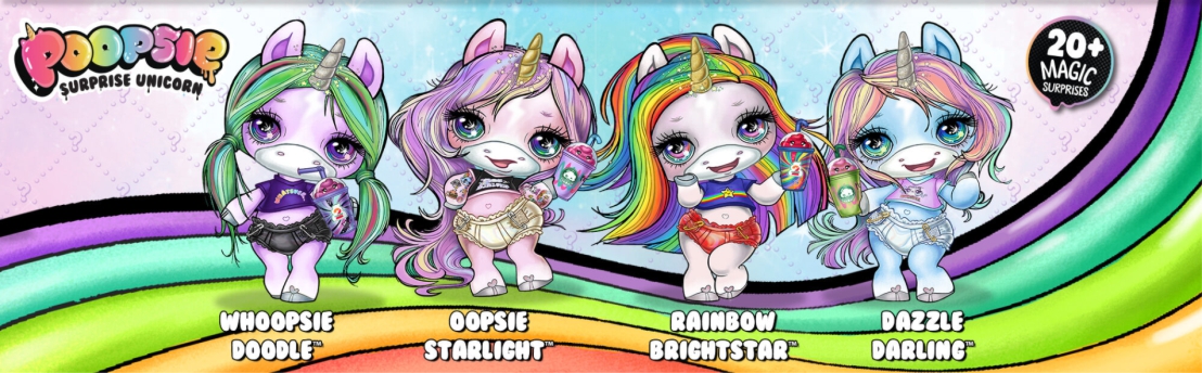 ¡Sets de creación de Poopsie Unikorniskaki de MGA Entertainment!