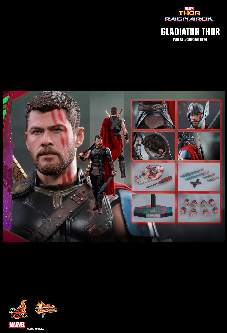 Thor: Ragnarok figuras de gladiador realistas