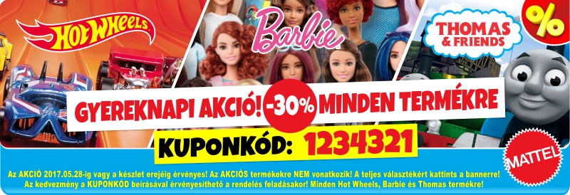 ¡Oferta del Día del Niño de Mattel Hot Wheels-Barbie-Thomas!