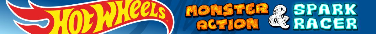 Hot Wheels Monster Action y Spark Racer coches