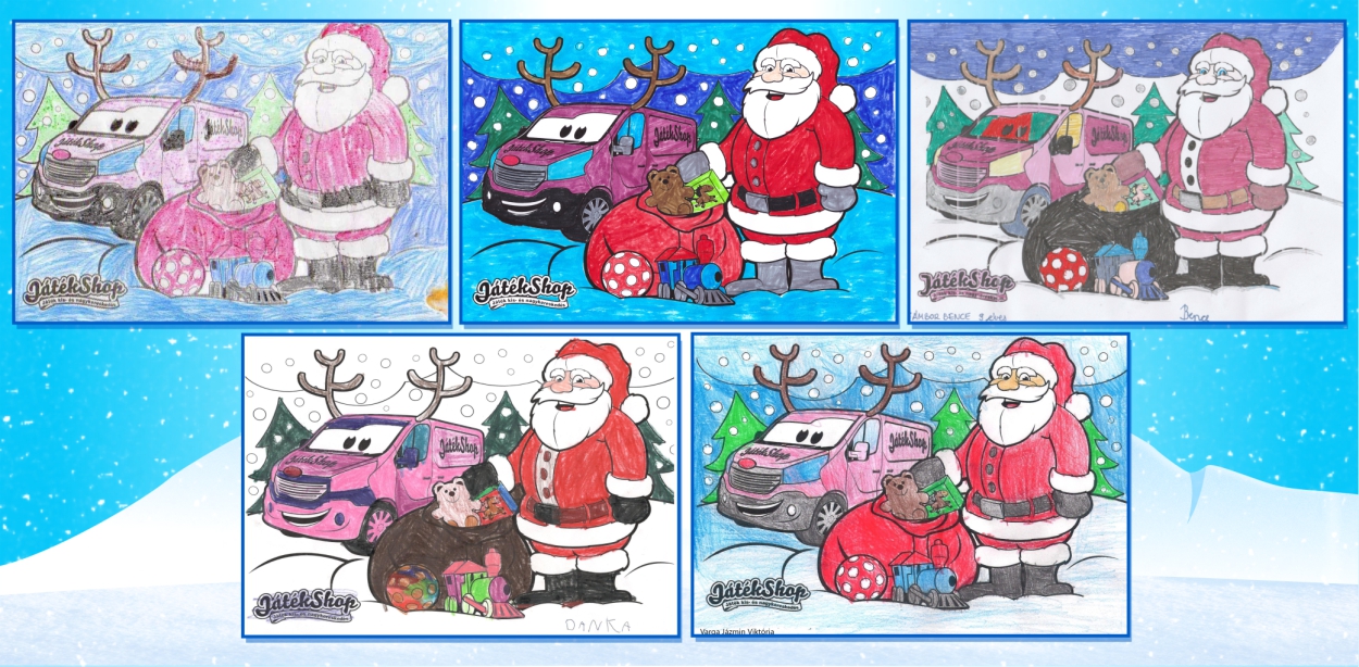 ¡Anuncio de resultados del concurso Colorea con Santa Claus!