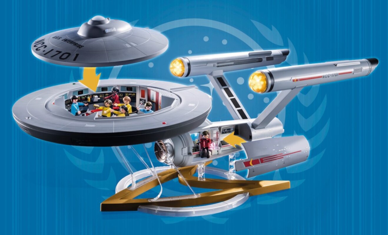 ¡Se presentará un nuevo set de Playmobil Star Trek USS Enterprise el 8 de septiembre!