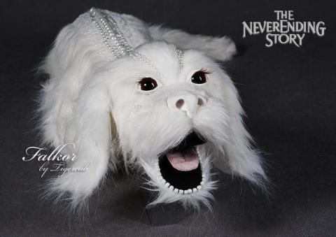 La historia interminable peluche Falkor