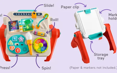 Fisher-Price Laugh & Learn 4 en 1 Mesa de Juego y Pizarra