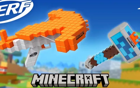 Hasbro presenta las armas Nerf de Minecraft