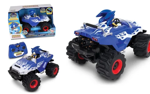 NKOK Sonic the Hedgehog: CrossWorlds R/C Monster Truck coche teledirigido